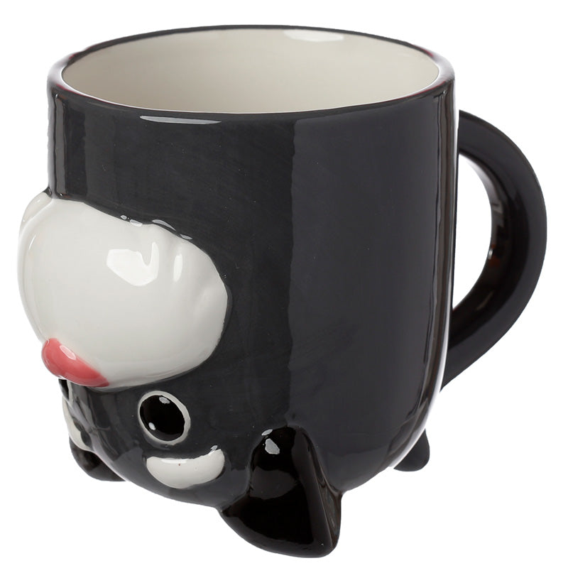 Novelty Upside Down Ceramic Mug - Dog Squad