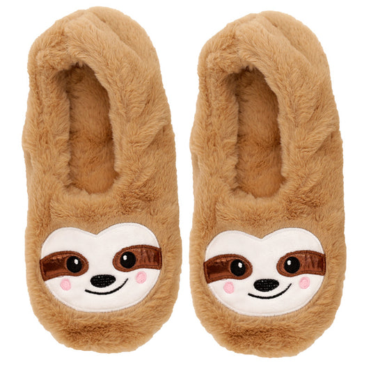 Toesties Heat Wheat Pack Warmer Slippers - Sloth