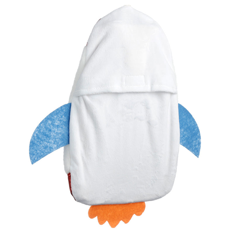 Plush Space Cadet Rocket Hot Water Bottle and Cover