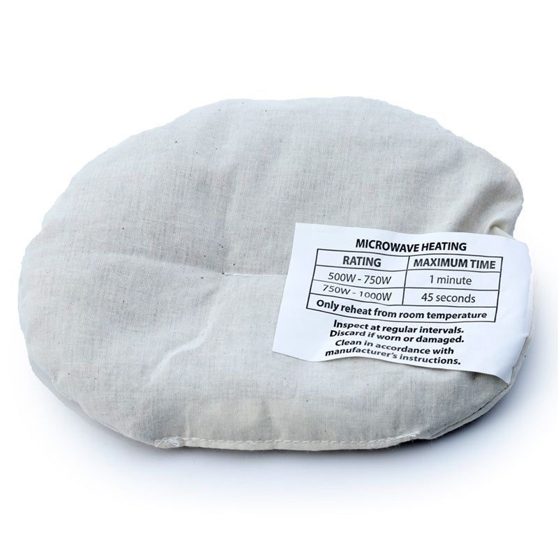 Sleepy Sheep Round Microwavable Plush Wheat and Lavender Heat Pack