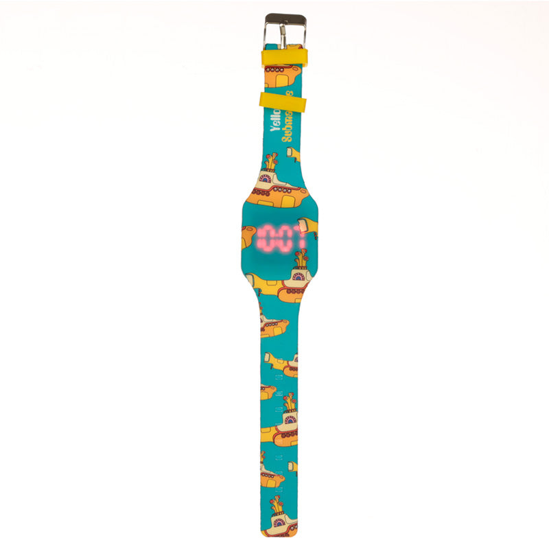 Silicone Digital Watch - Yellow Submarine