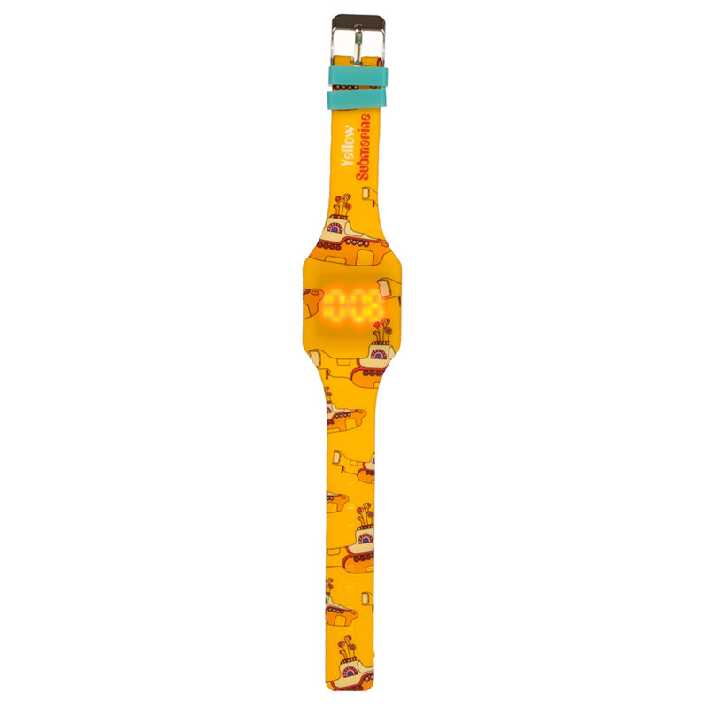 Silicone Digital Watch - Yellow Submarine