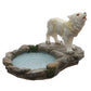 Forest Protector - Protector of the North Wolf Tea Light Candle Holder