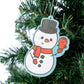 Festive Friends Mint Scented Christmas Snowman Air Freshener