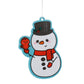 Festive Friends Mint Scented Christmas Snowman Air Freshener