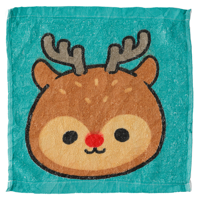 Compressed Travel Towel - Festive Friends Christmas