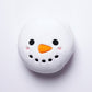 Christmas Snowman Relaxeazzz Plush Round Travel Pillow  and  Eye Mask Set