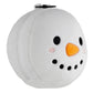 Christmas Snowman Relaxeazzz Plush Round Travel Pillow  and  Eye Mask Set