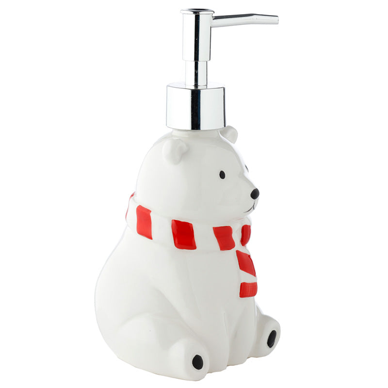 Ceramic Pump Top Soap Dispenser - Polar Bear