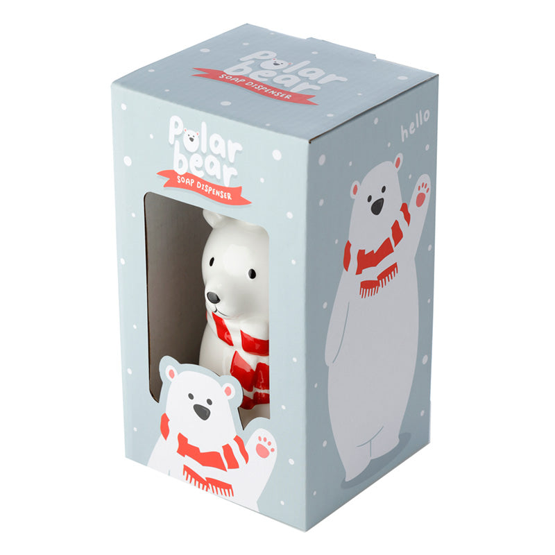 Ceramic Pump Top Soap Dispenser - Polar Bear