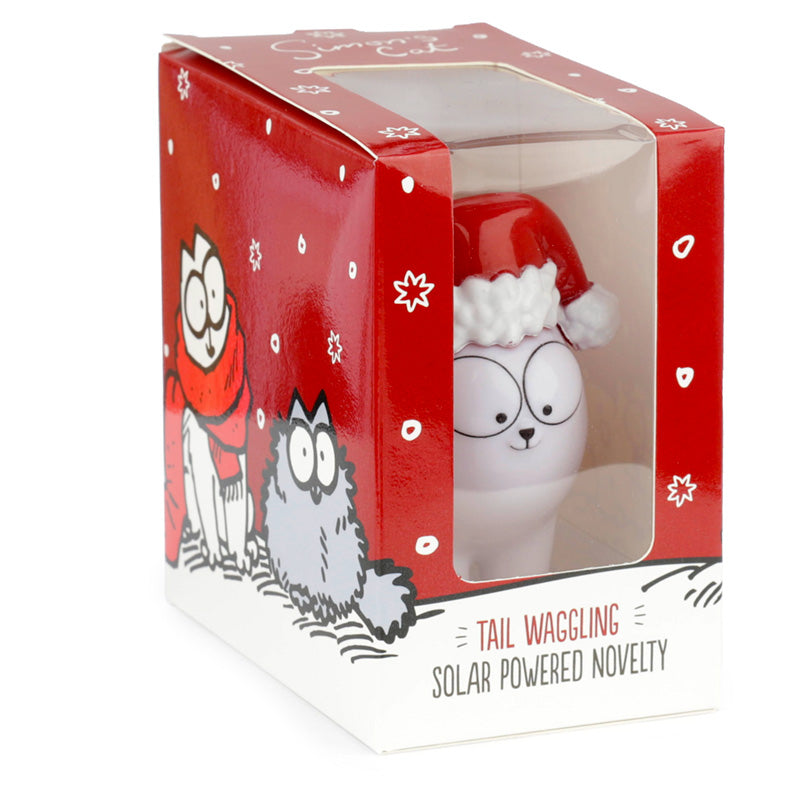 Collectable Licensed Solar Powered Pal - Christmas Simon's Cat