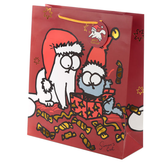 Simon's Cat Christmas 2020 Extra Large Gift Bag