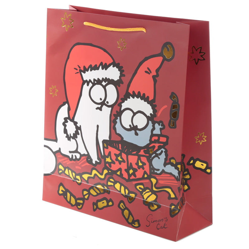 Simon's Cat Christmas 2020 Extra Large Gift Bag