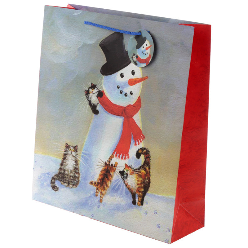 Kim Haskins Cat Christmas 2020 Extra Large Gift Bag