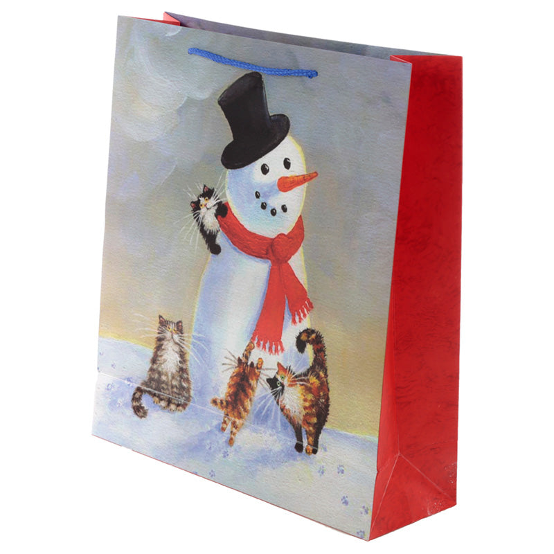 Kim Haskins Cat Christmas 2020 Extra Large Gift Bag