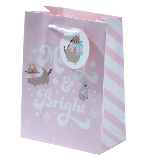 Pusheen the Cat Christmas Medium Gift Bag