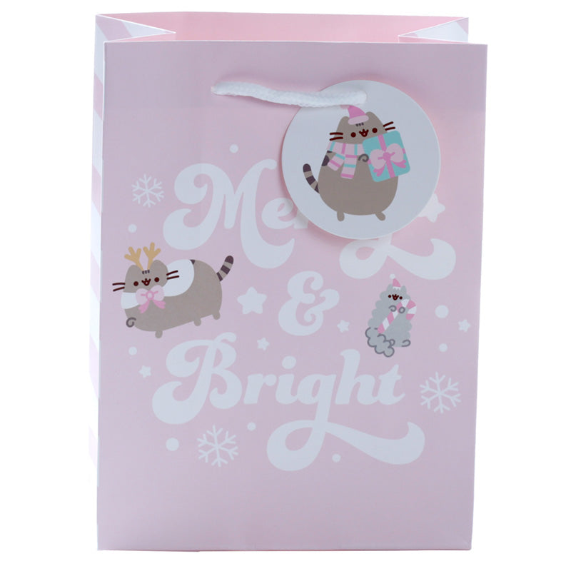 Pusheen the Cat Christmas Medium Gift Bag