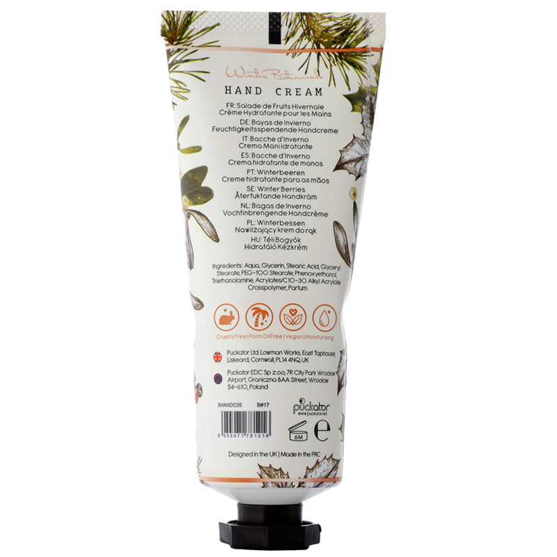 Moisturising Hand Cream 75ml - Christmas Botanicals Frosted Berries