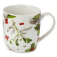 Porcelain Mug  and  Infuser Set - Winter Botanicals