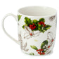 Porcelain Mug  and  Infuser Set - Winter Botanicals