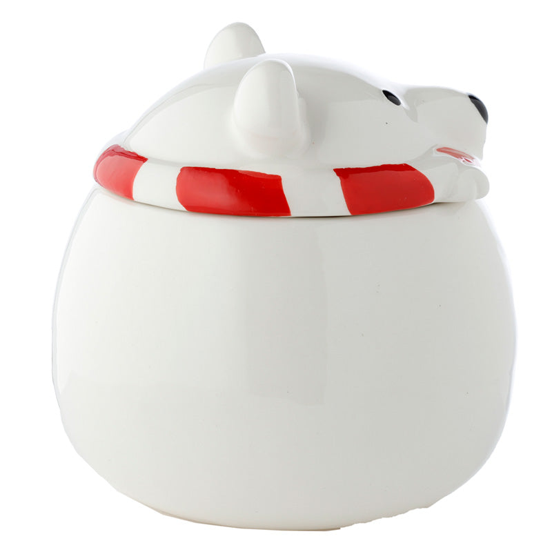 Peeping Lid Ceramic Lidded Animal Mug - Polar Bear