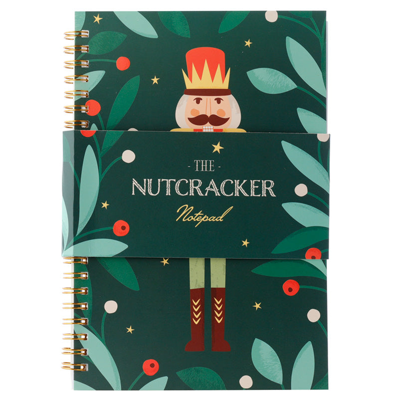 Spiral Bound A5 Lined Notebook - The Nutcracker Christmas