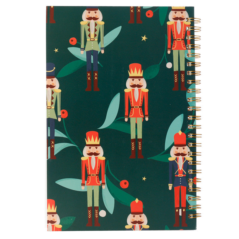 Spiral Bound A5 Lined Notebook - The Nutcracker Christmas
