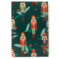 Spiral Bound A5 Lined Notebook - The Nutcracker Christmas
