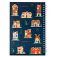 Spiral Bound A5 Lined Notebook - Christmas Village