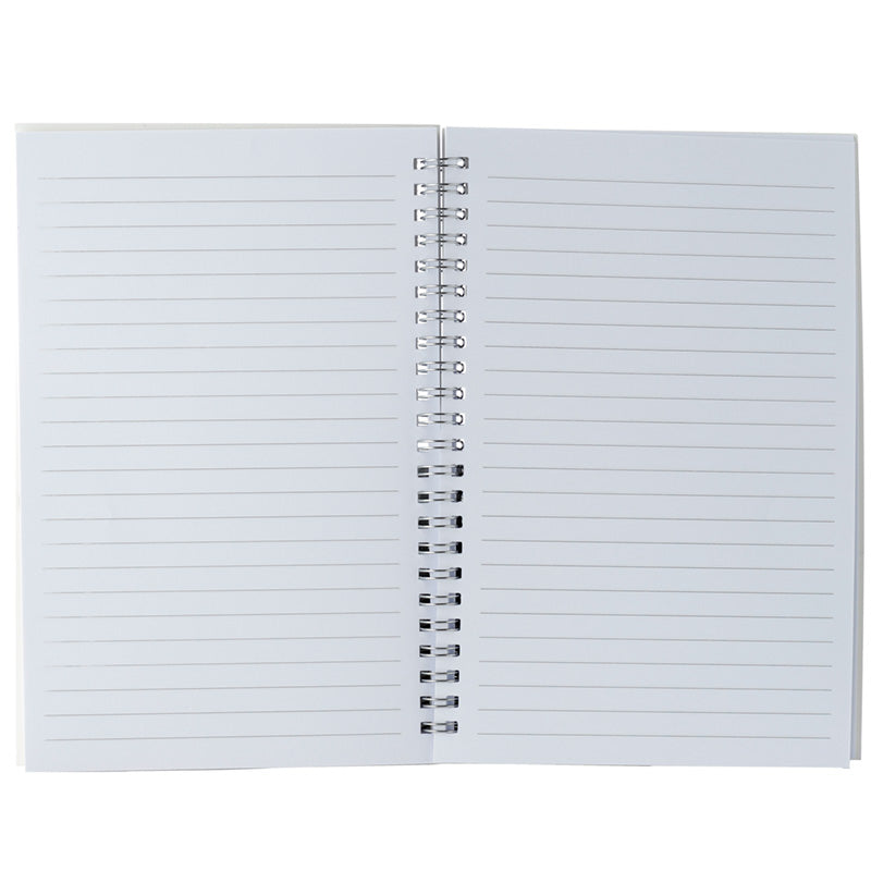 Spiral Bound A5 Lined Notebook - Christmas Village