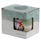 Christmas Porcelain Mug - Kim Haskins Cats and Snowman