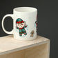 Porcelain Mug - Festive Friends Christmas