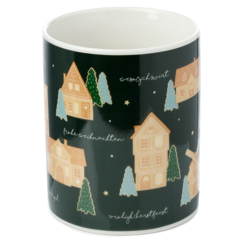 Porcelain Mug - Gingerbread Lane Christmas