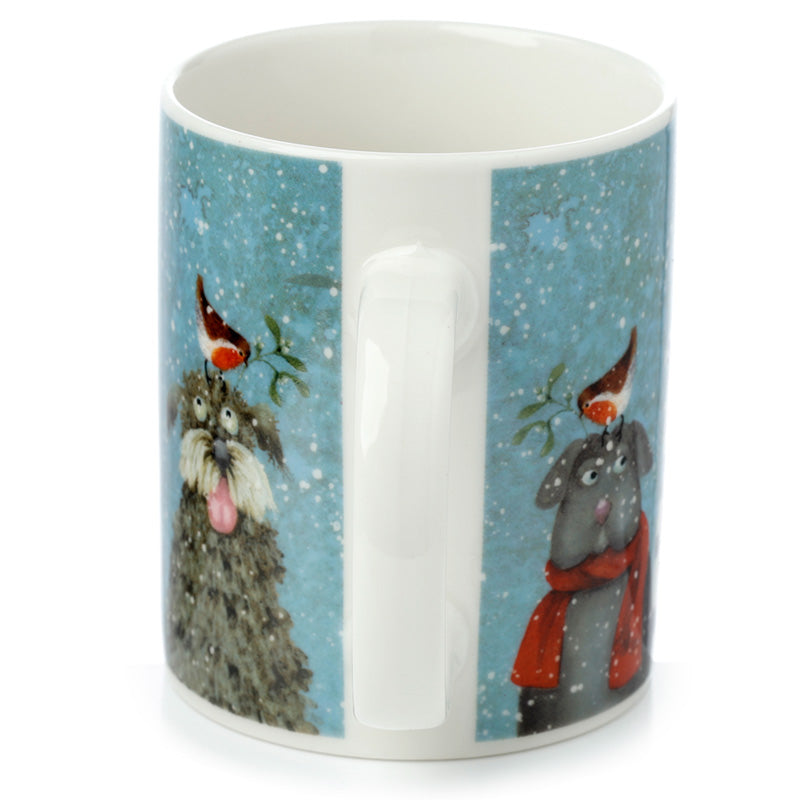 Porcelain Mug - Jan Pashley Christmas Dogs