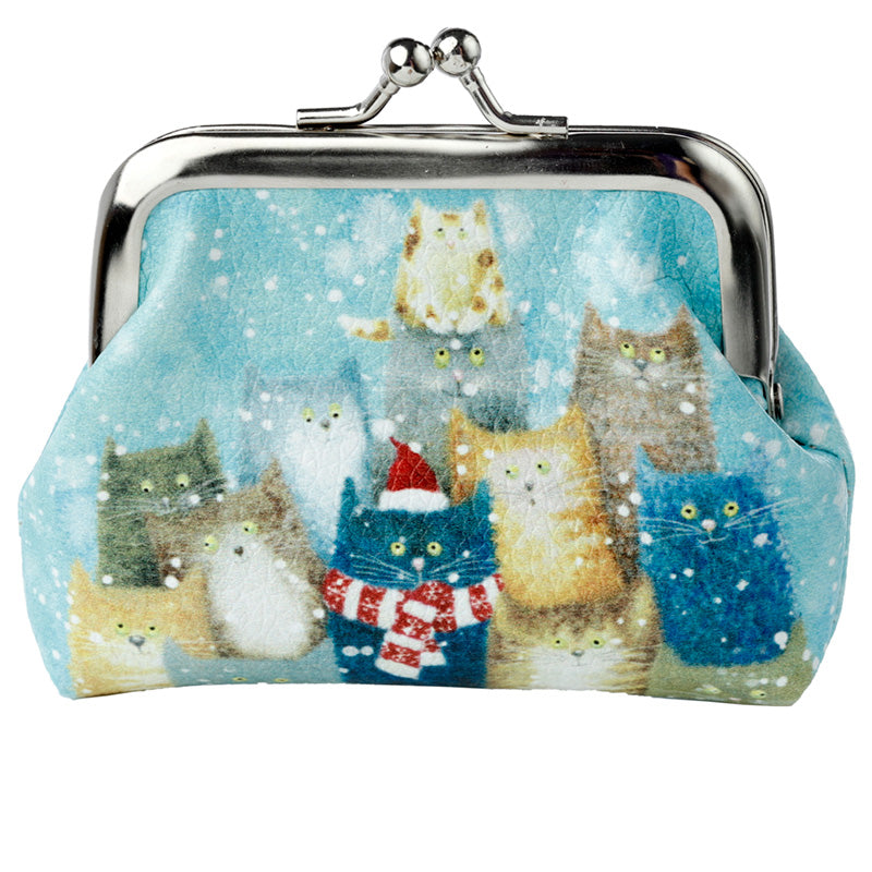 Tic Tac Jan Pashley Christmas Cats and Dogs Purse