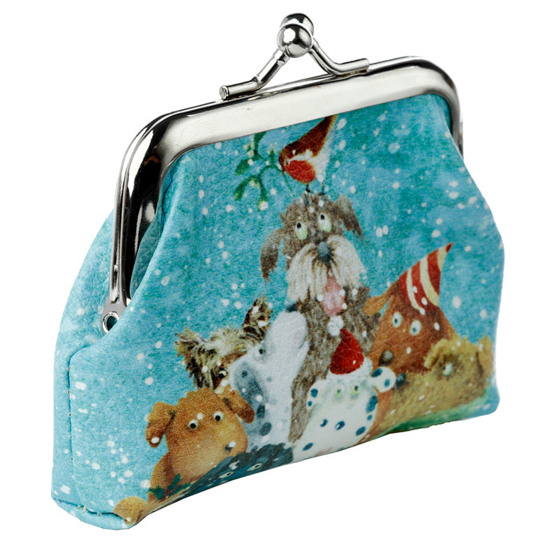 Tic Tac Jan Pashley Christmas Cats and Dogs Purse