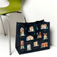 Recycled RPET Reusable Shopping Bag - Christmas Houses