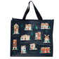 Recycled RPET Reusable Shopping Bag - Christmas Houses