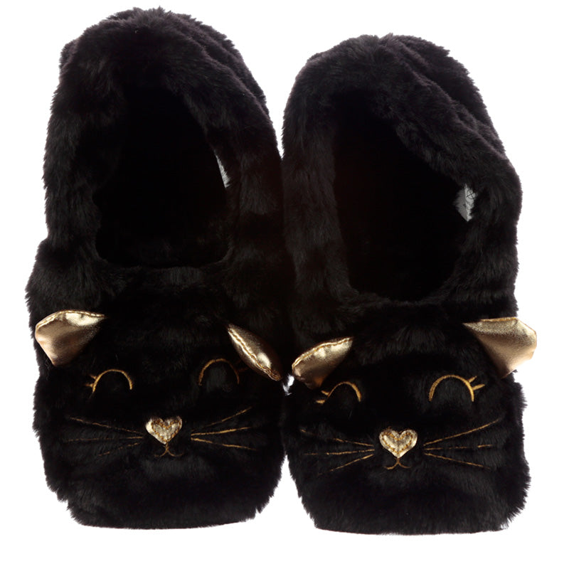 Toesties Heat Wheat Pack Warmer Slippers - Feline Fine Cat