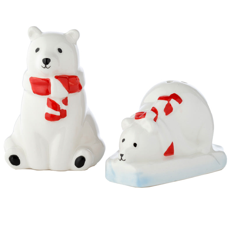 Novelty Ceramic Salt and Pepper - Polar Bear