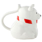 Novelty Upside Down Ceramic Mug - Polar Bear