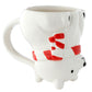 Novelty Upside Down Ceramic Mug - Polar Bear