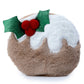 Christmas Pudding Round Microwavable Plush Wheat and Lavender Heat Pack