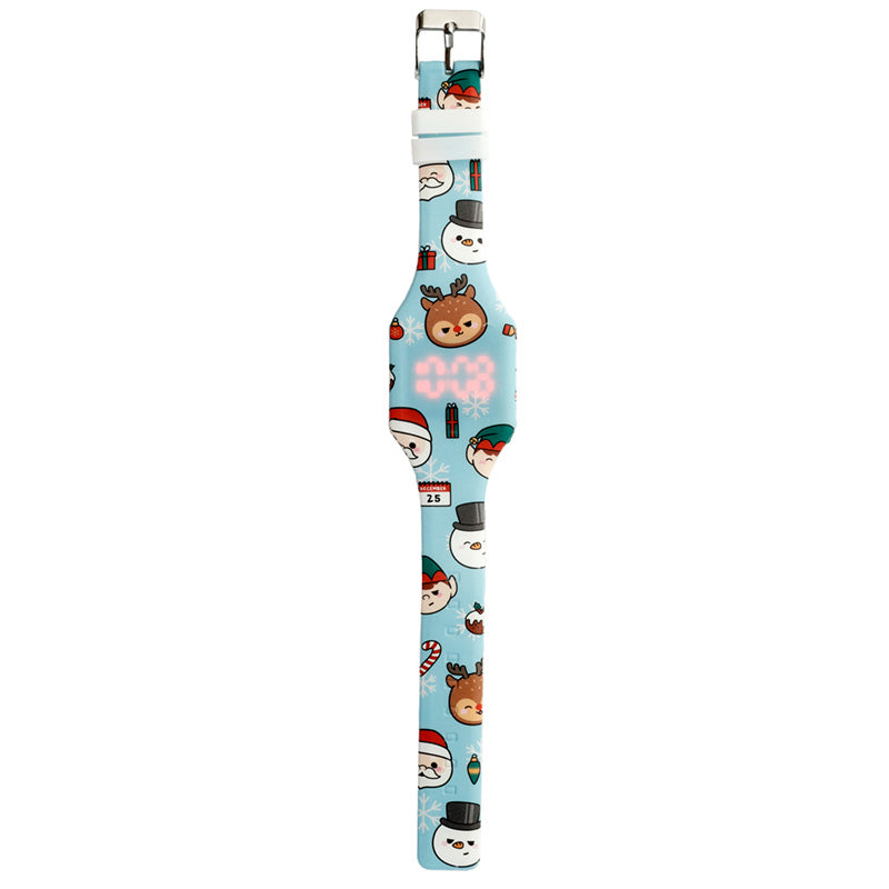 Silicone Digital Watch - Christmas Festive Friends